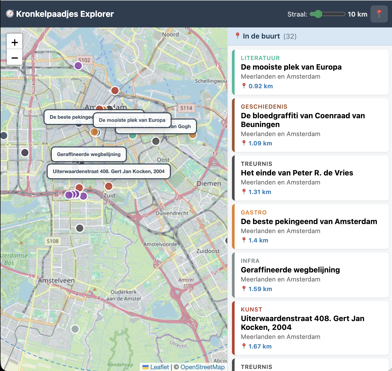 De interface van https://www.nederlandvoorgevorderden.nl